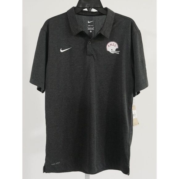 Nike Iowa State Cyclones Men's Jack Trice Football Helmet Short Sleeve Polo 2XL - Picture 2 of 8